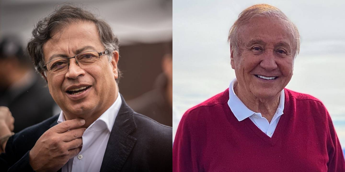 Gustavo Petro y Rodolfo Hernández, candidatos a la Presidencia en Colombia.