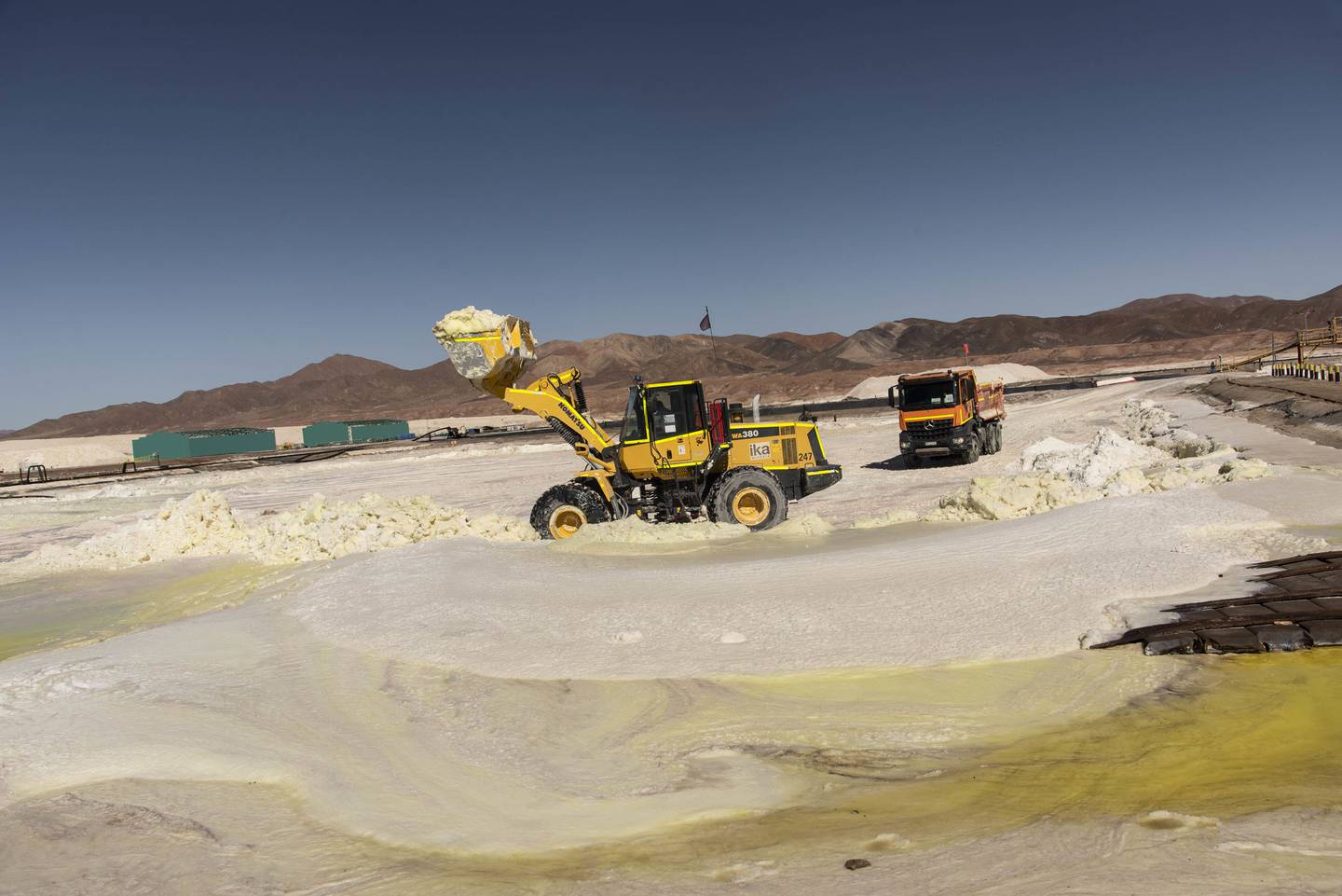 Mina de litio en Calama, región de Antofagasta. Fotógrafo: Cristobal Olivares/Bloomberg