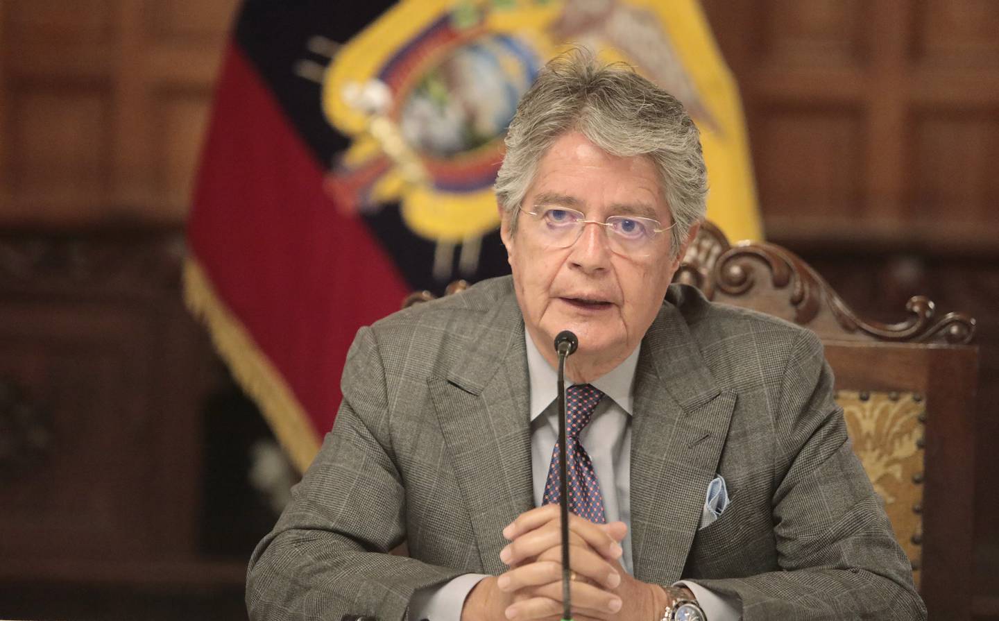 El presidente del Ecuador, Guillermo Lasso.