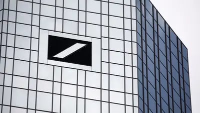 El logo de Deutsche Bank
