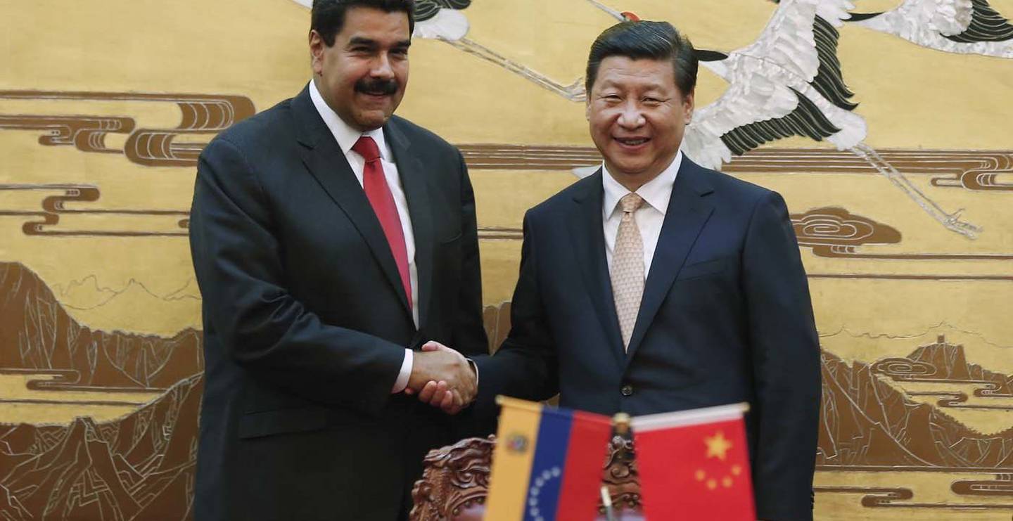Nicolás Maduro y Xi Jinping, mandatarios de Venezuela y China