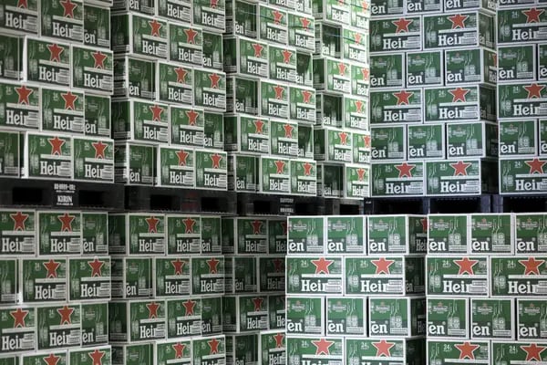 Heineken elevou os preços em uma média de 8,9% no primeiro semestre em relação ao ano anterior
