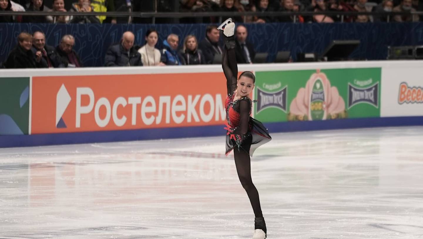 La patinadora Kamila Valieva. (Foto: Olympic Channel)dfd