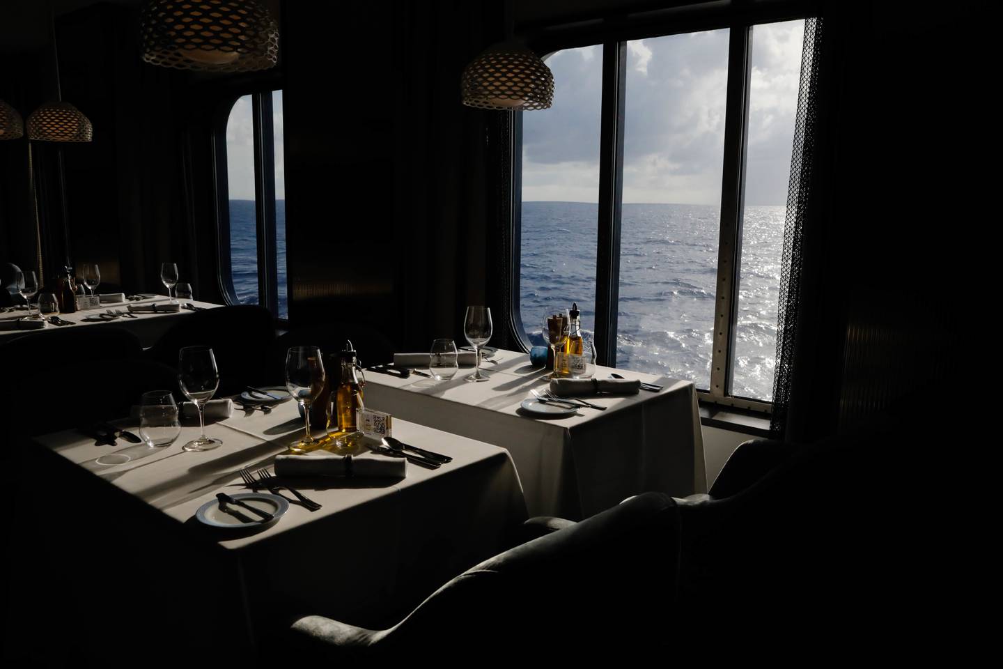 A restaurant on the Celebrity Edge. Photographer: Eva Marie Uzcategui/Bloombergdfd