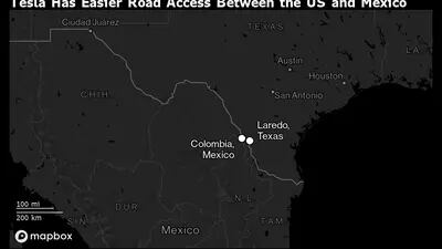 Tesla tiene un acceso por carretera más expedito entre EE.UU. y México 
