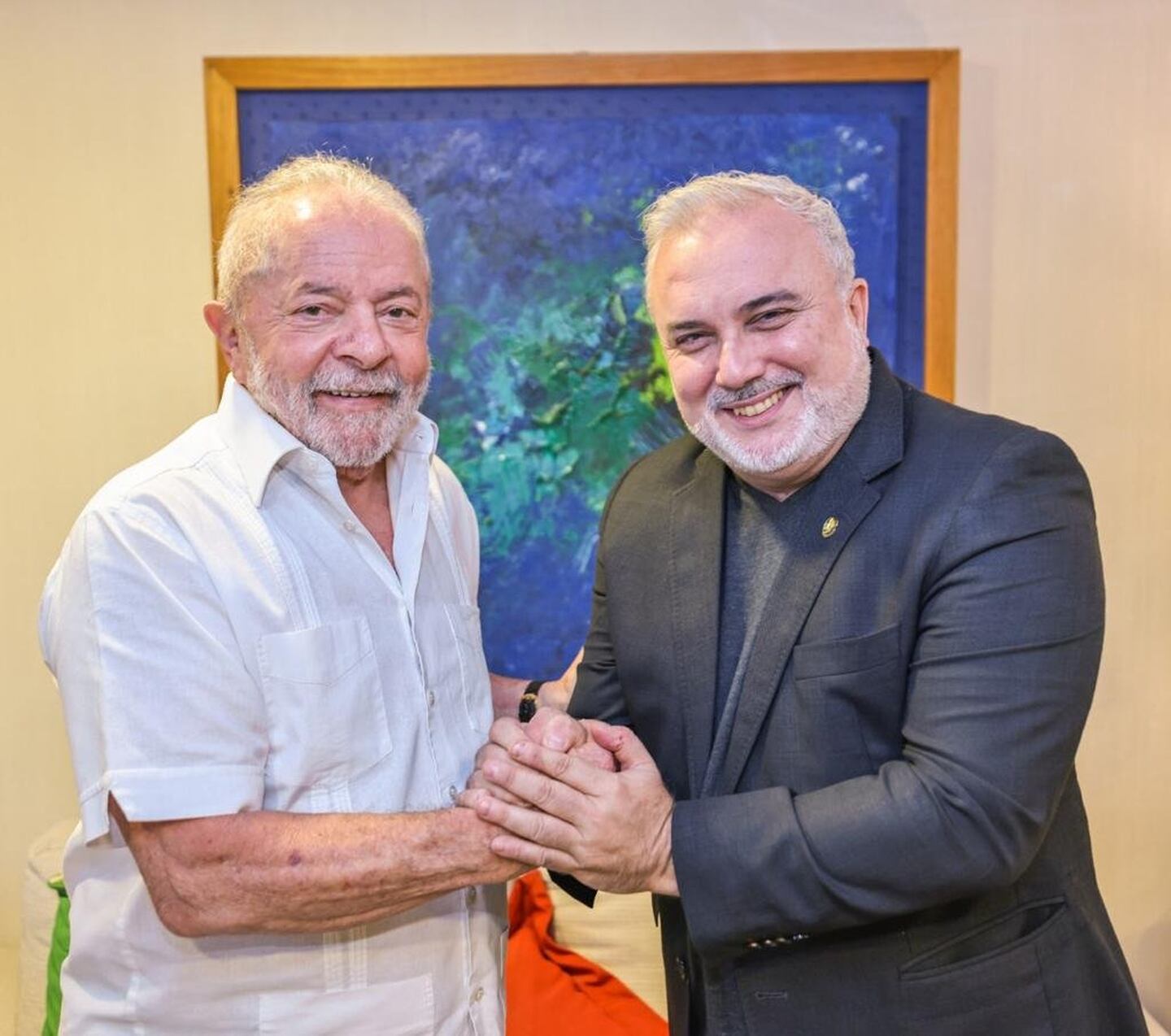 Presidente Lula e o próximo CEO da Petrobras, o senador Jean-Paul Prates (Ricardo Stuckert/Reprodução)