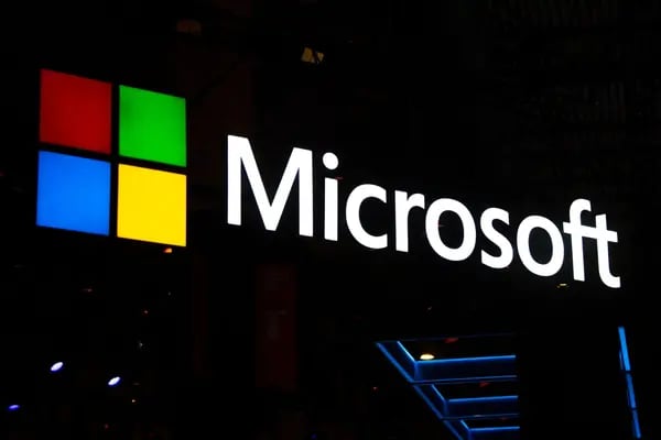 El logo de Microsoft