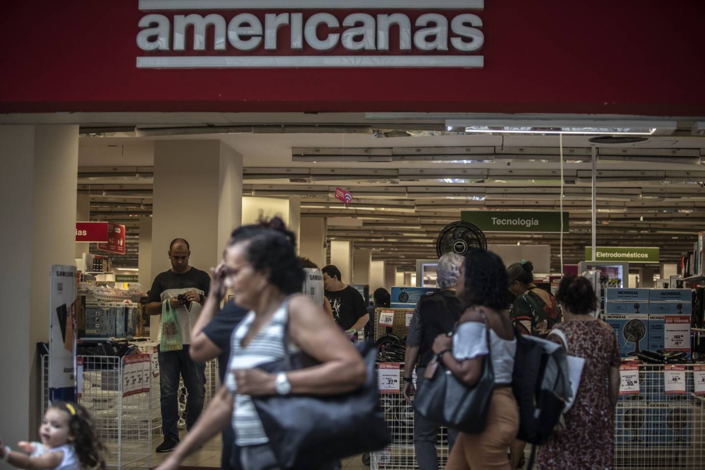 An Americanas store in Rio de Janeiro, Brazil.