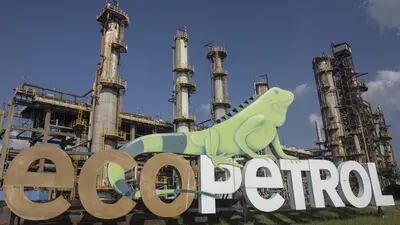 Ecopetrol's refinery in Barrancabermeja, Colombia, on February 15, 2022.