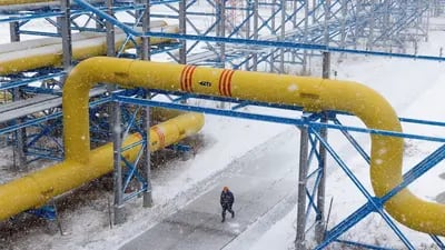 Yacimiento de petróleo y gas condensado de Gazprom en Rusia. Fuente: Andrey Rudakov/Bloomberg
