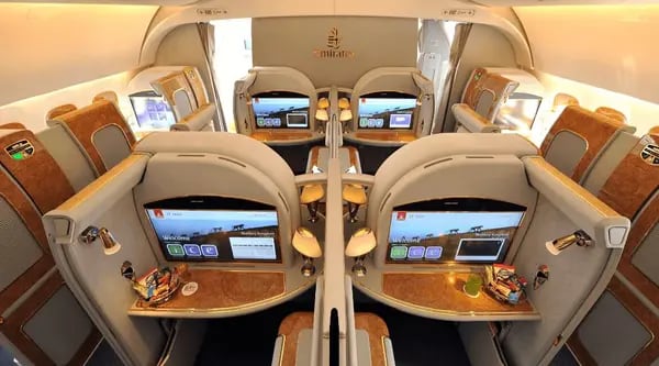 A380 First Classe Emirates