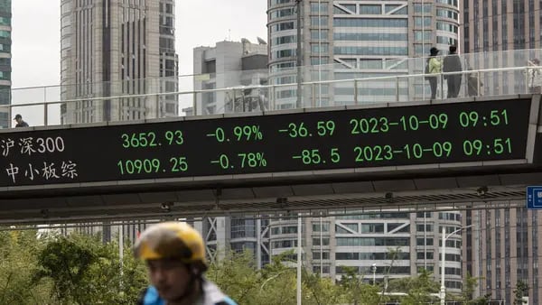 Las acciones chinas registran la mayor salida semanal desde octubre, según BofAdfd