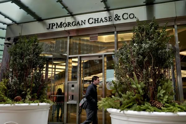 La sede de JPMorgan Chase en Nueva York. Fotógrafa: Gabby Jones/Bloomberg