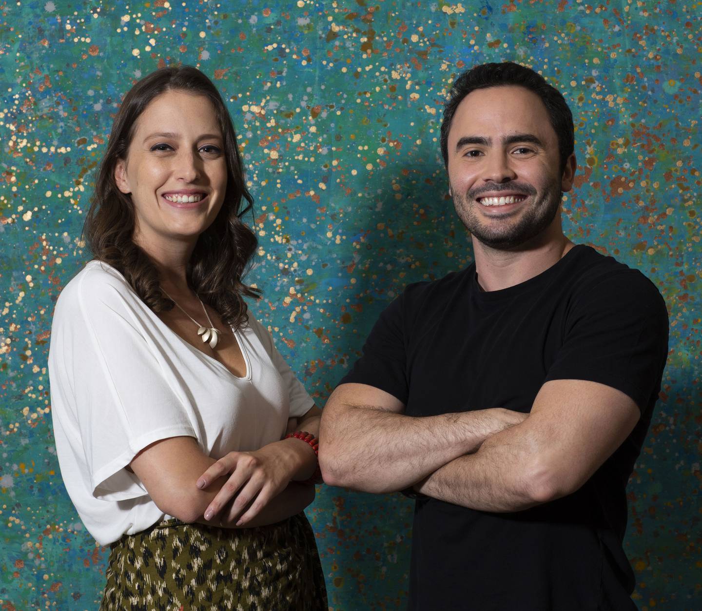 Rebecca Fischer e Jaime Taboada, fundadores do Divibank (Foto divulgação/Claudio Gatti)