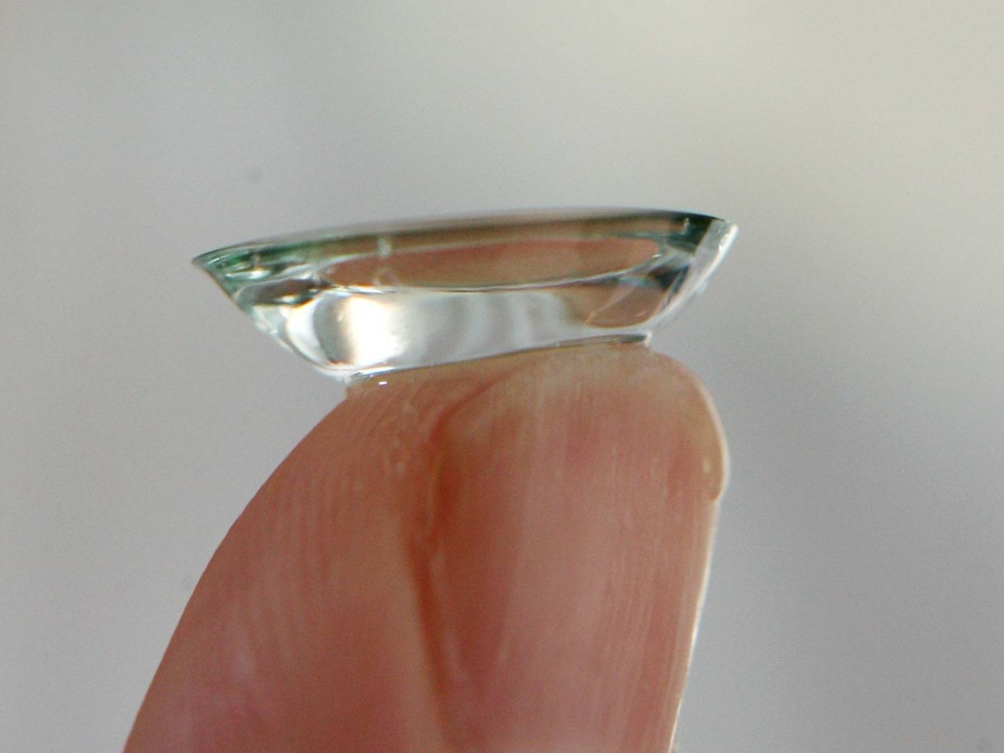 Imagen de una lente de contacto