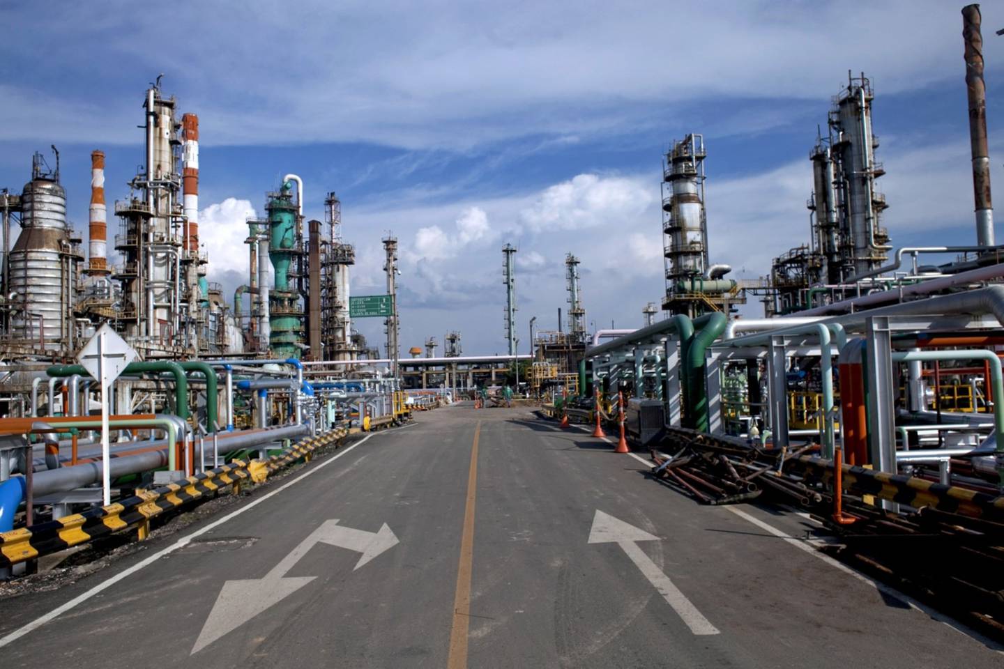 La refinería de Ecopetrol SA en Barrancabermeja, Colombia, el miércoles 22 de septiembre de 2010.