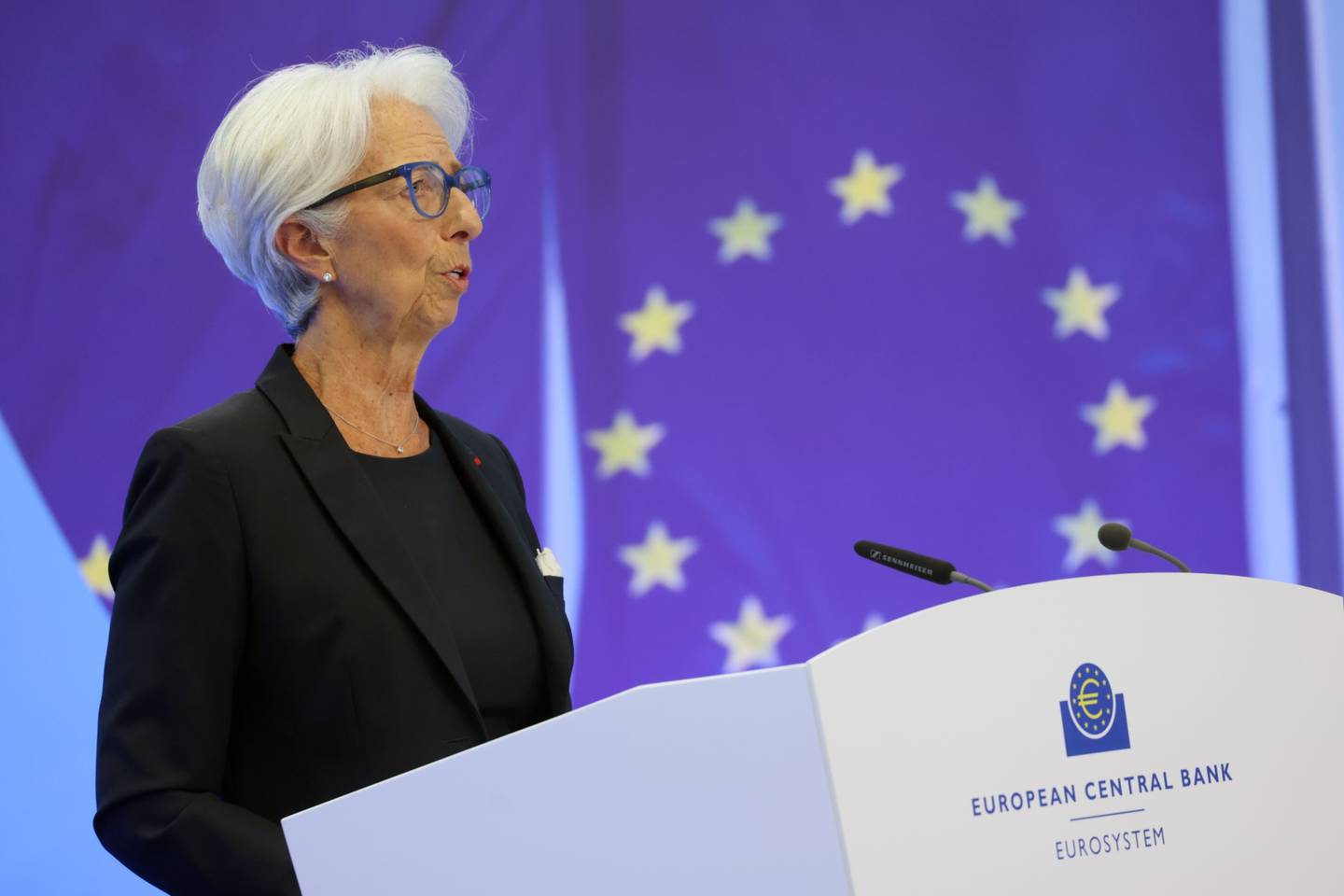 Christine Lagarde, presidenta del BCE . Fotógrafo: Alex Kraus/Bloomberg