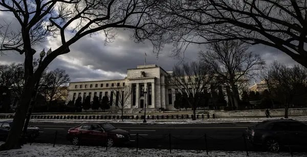El edificio Marriner S. Eccles de la Reserva Federal en Washington, DC. Fotógrafo: Samuel Corum/Bloomberg
