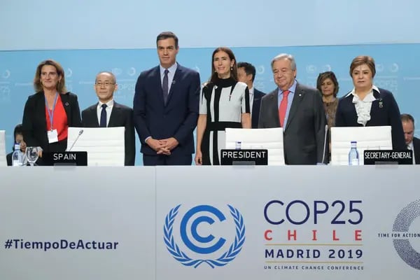 Conferencia sobre el Clima COP25, en Madrid.