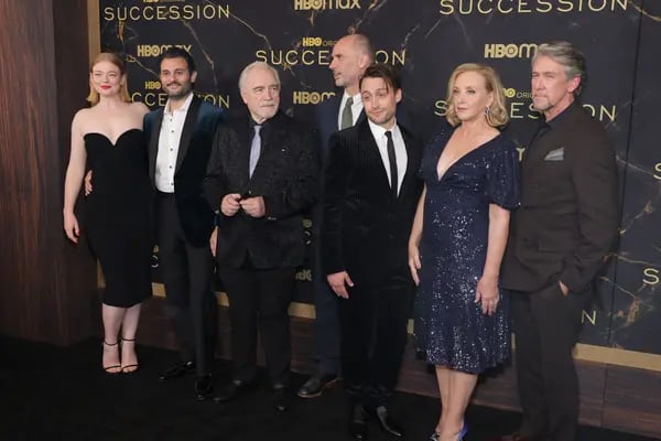 Miembros del reparto de la serie de éxito de HBO Succession