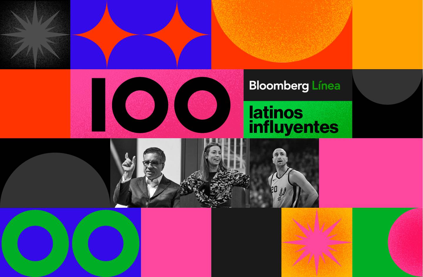 Daniel Eduardo Pinto, Elizabeth Nieto y Manu Ginoibili son tres de los argentinos en los 100 Latinos de Bloomberg Línea