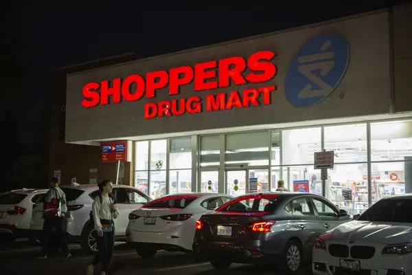 Un Shoppers Drug Mart en Toronto, Ontario, Canadá, el miércoles 22 de agosto de 2023.