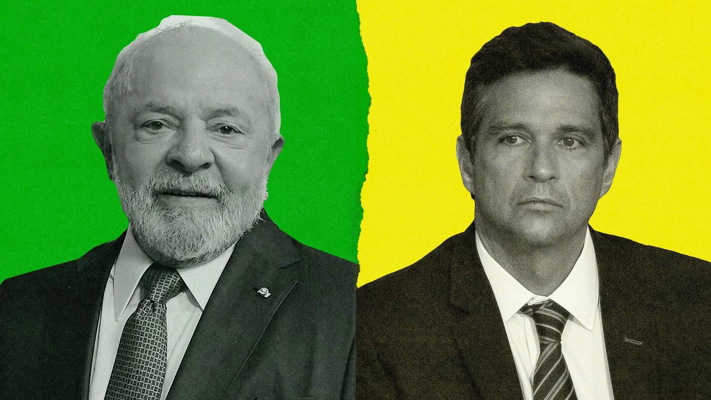 Lula da Silva, presidente de Brasil y Roberto Campos Neto, presidente del Banco Central de Brasil.dfd