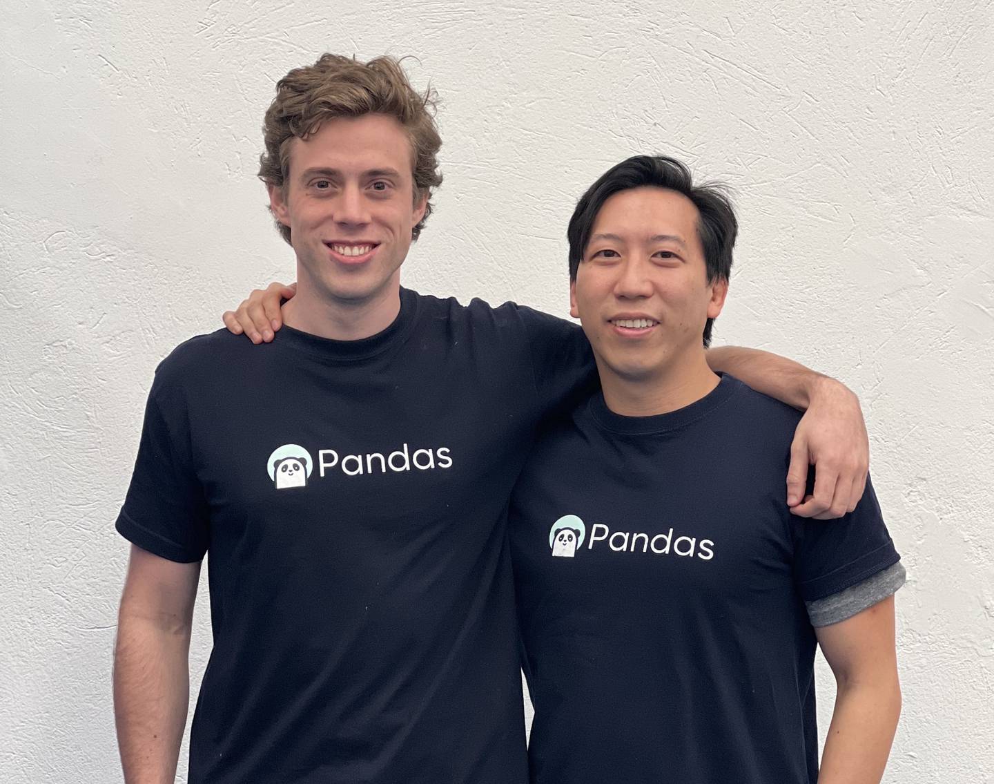 Pandas' co-founders Marcos Esterli and Rio Xin.dfd