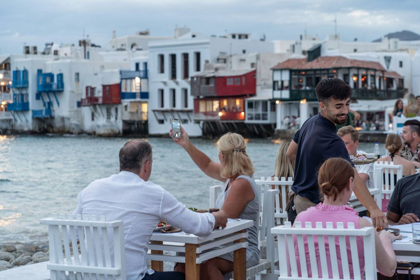 The Greek islands have seen a rise in the number of tourists visiting the country after two years of strict Covid-19 restrictions.dfd