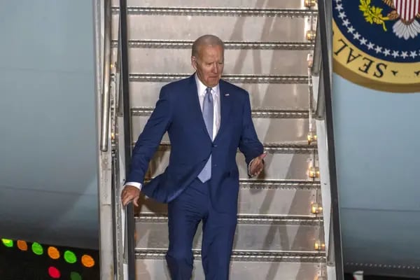 El presidente de Estados Unidos, Joe Biden arribó este domingo 8 de enero a México, su primera visita a un país de América Latina en sus dos años de mandato