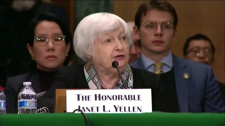 Janet Yellen, secretaria del Tesoro.dfd