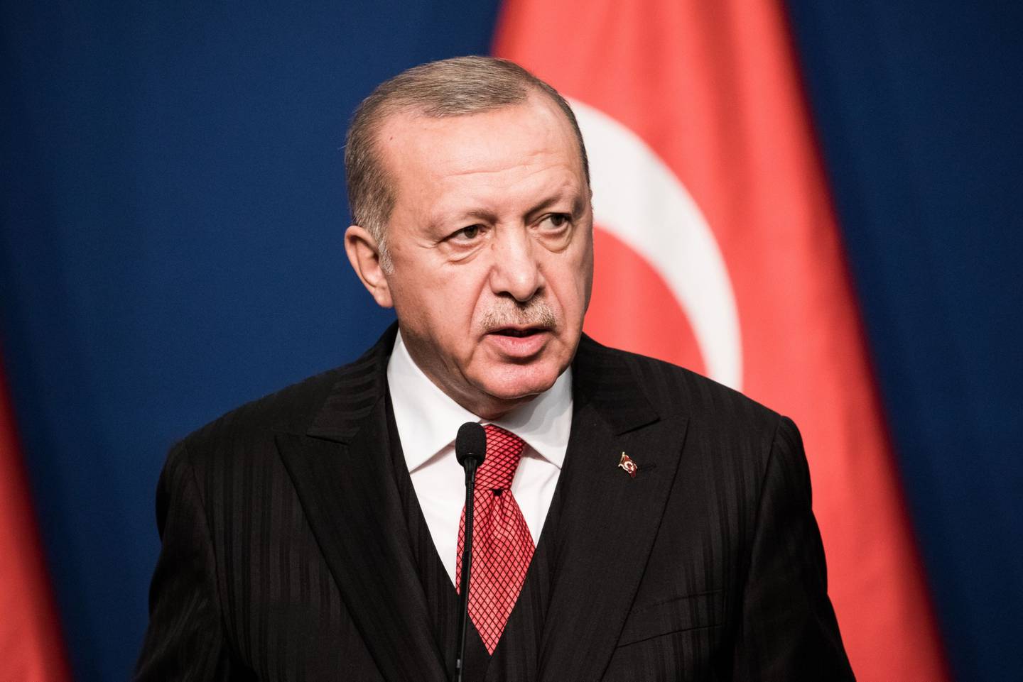 Tayyip Erdogan en 2019.  Photographer: Akos Stiller/Bloomberg