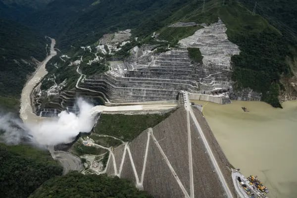Central Hidroeléctrica Ituango. Fuente: Bloomberg