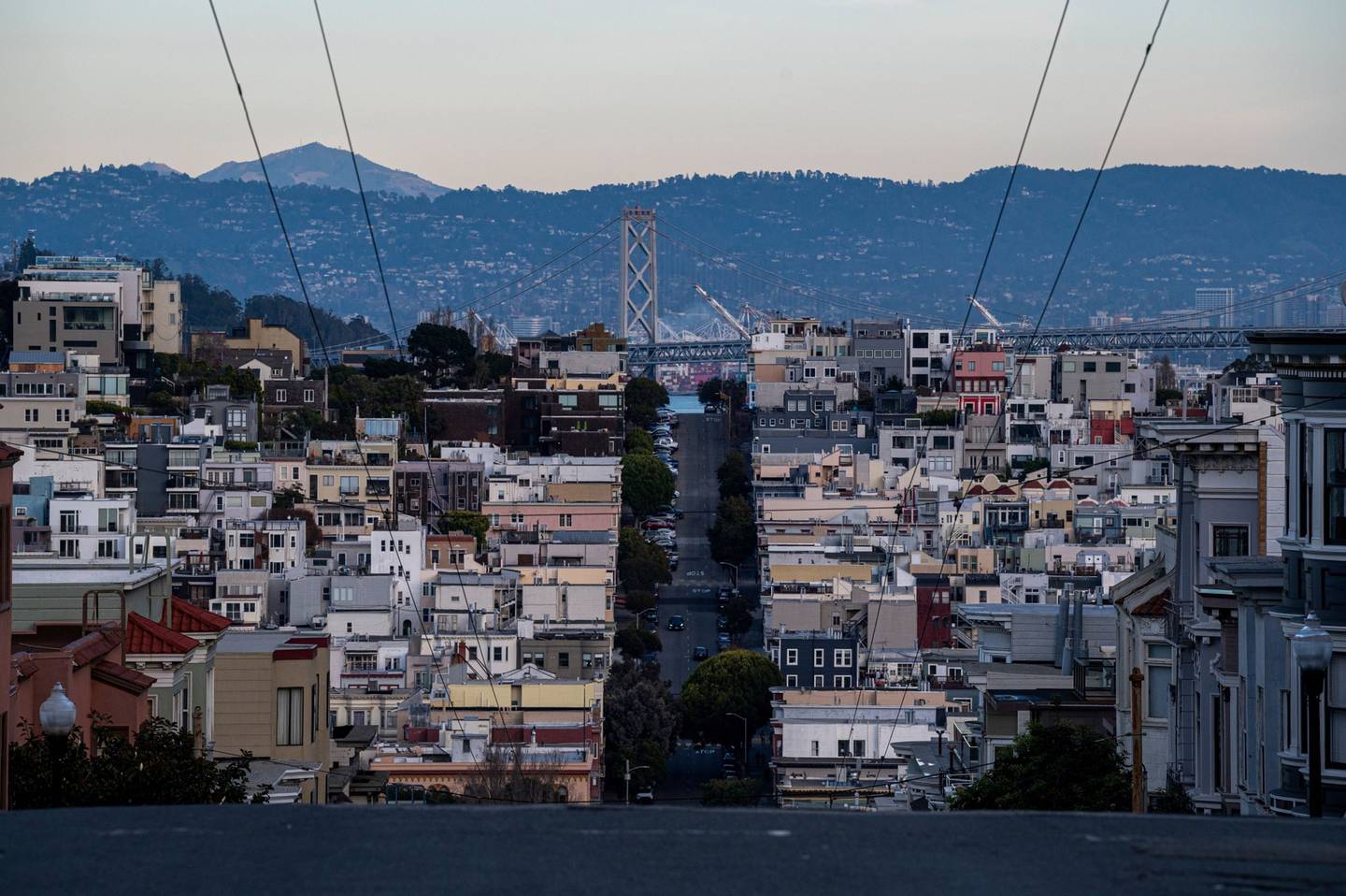 San Francisco sigue luchando por recuperarse de la pandemia.  Fotógrafo: David Paul Morris/Bloombergdfd