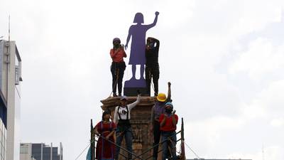 Movimiento feminista deja legado físico en Ciudad de Méxicodfd