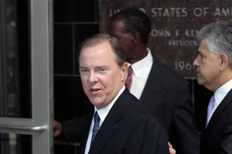 Jeffrey Skilling at the Bob Casey Federal Courthouse in Houston, Texas, in 2006. Photographer: F. Carter Smith/Bloombergdfd