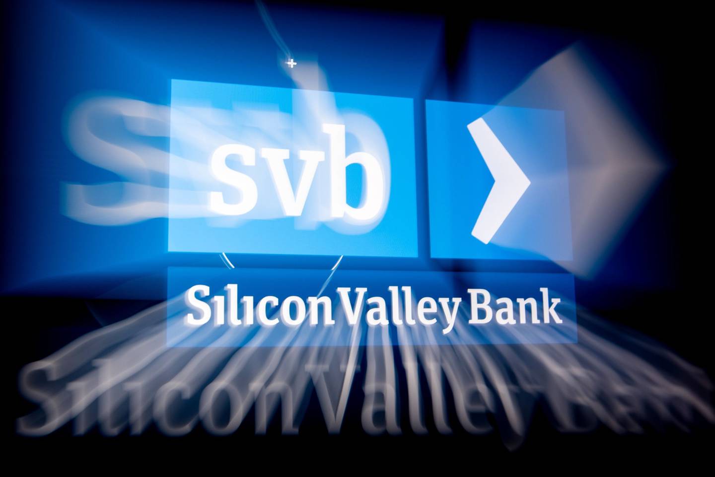 El logotipo del Silicon Valley Bank en la pantalla de un ordenador portátil en Riga, Letonia, el viernes 10 de marzo de 2023. Fotógrafo: Andrey Rudakov/Bloomberg