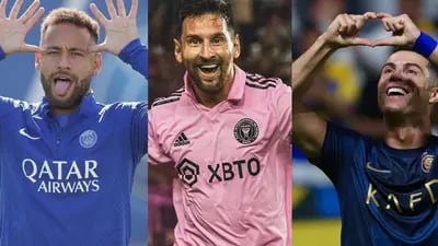 Algunos de los jugadores de fútbol mejor pagados del planeta en 2023.