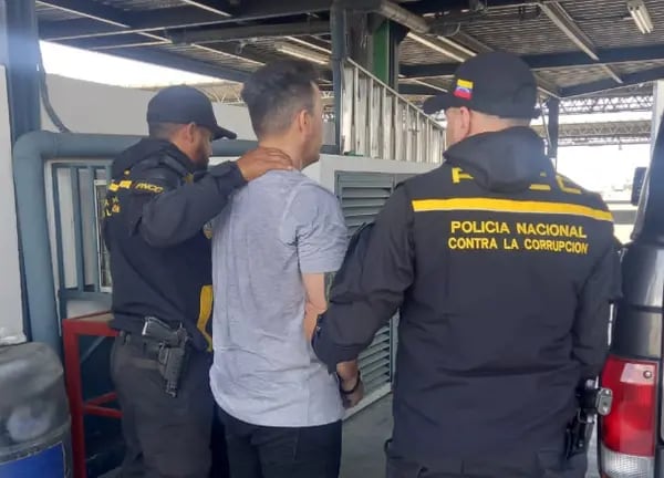 Rafael Perdomo, detenido por la Policía Nacional Anticorrupción en Venezuela