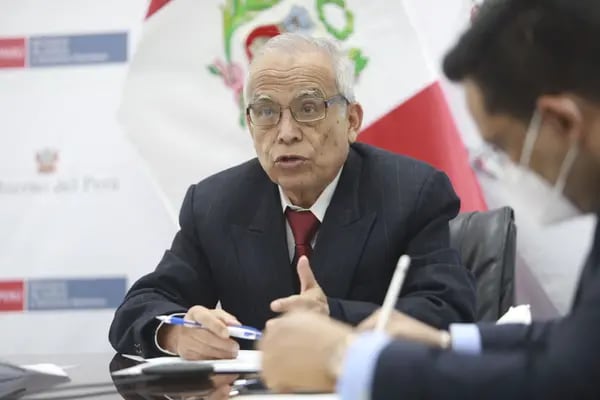 Aníbal Torres asumió la presidencia del Consejo de Ministros de Perú en febrero de este 2022.