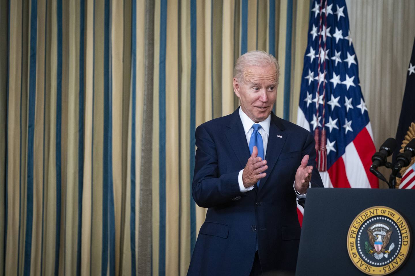 "Recessão não é inevitável", diz Joe Biden para tentar tranquilizar os americanos