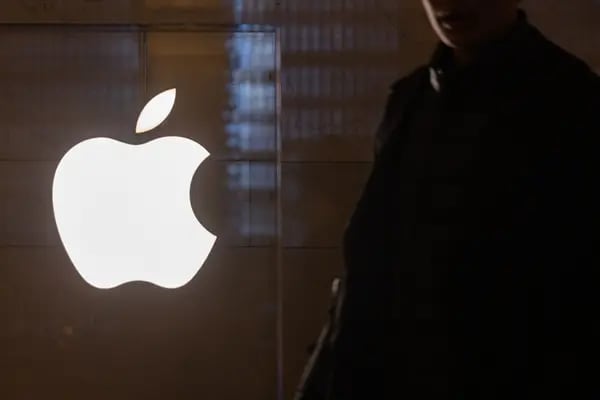 Logo de Apple / Fuente: Bloomberg