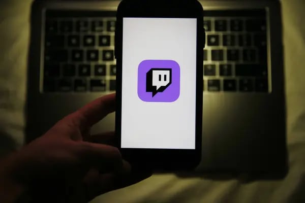Logo de la aplicación de streaming Twitch