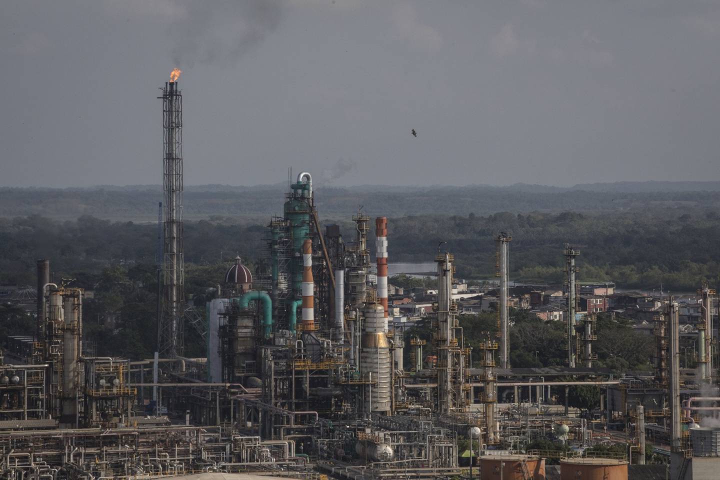 La refinería de Ecopetrol en Barrancabermeja, Colombia, el martes 15 de febrero de 2022.