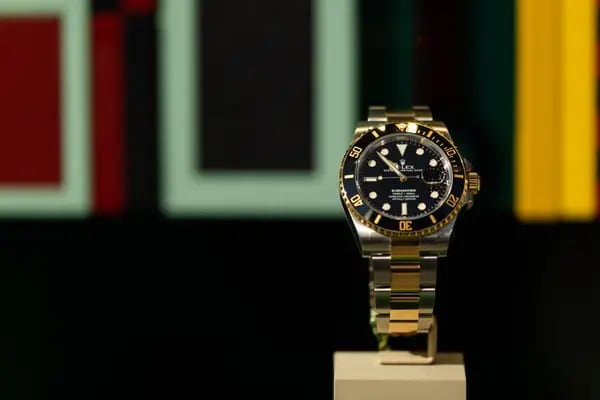 Índice Bloomberg Subdial Watch, que acompanha os preços dos 50 relógios mais negociados em valor, caiu 40% nos últimos dois anos. (Foto: Jose Sarmento Matos/Bloomberg)