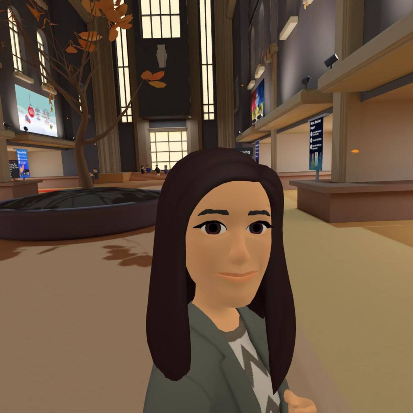 Author’s selfie in the main lobby of Facebook’s Horizon Venuesdfd
