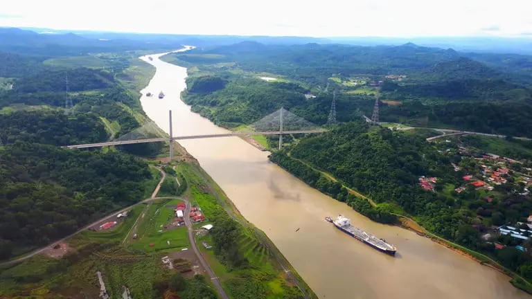 Canal de Panamá, puente Centenariodfd