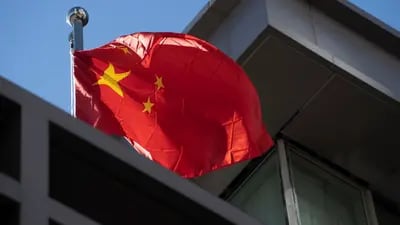 Imagen de una bandera de China