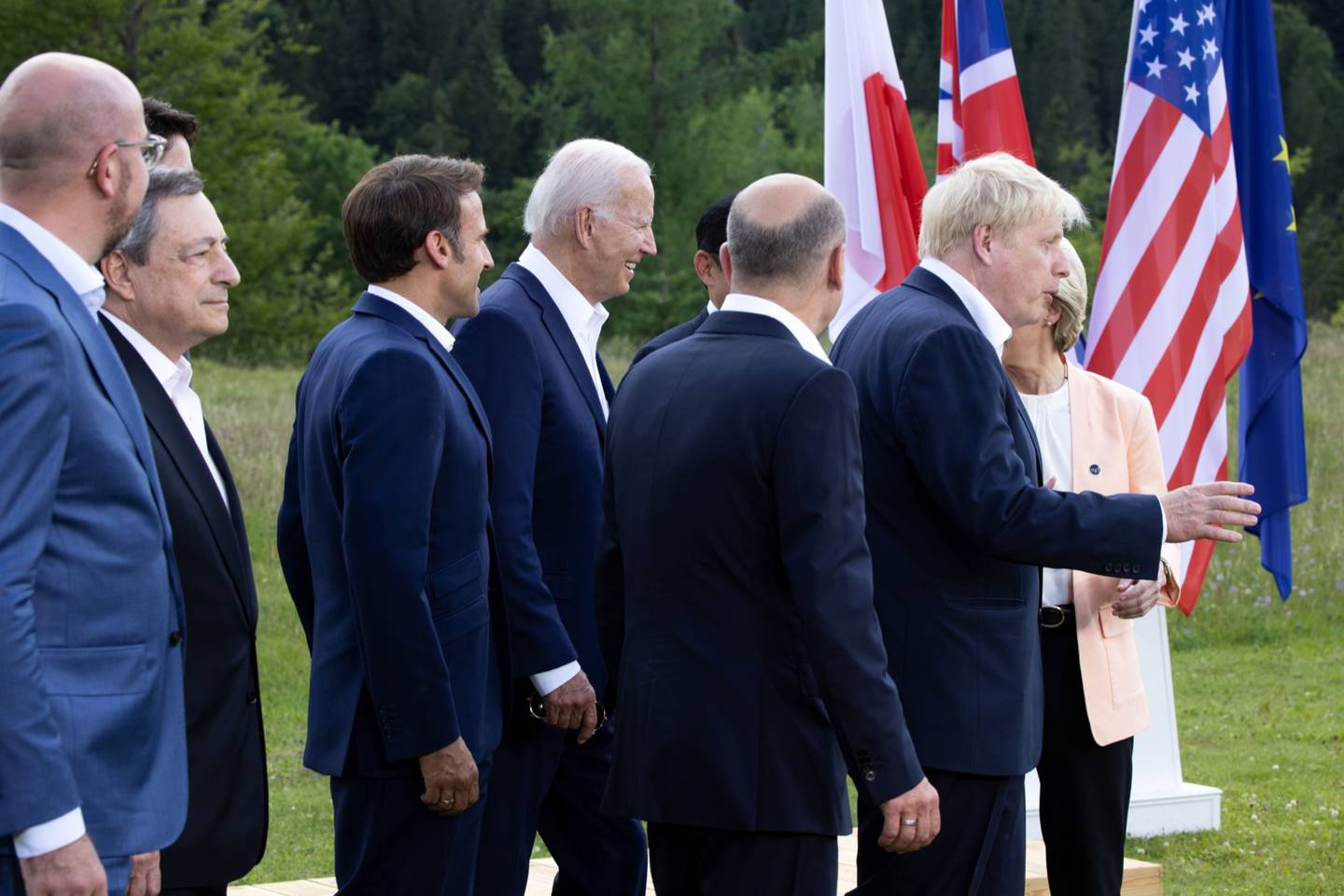 Imagen de los líderes del G7