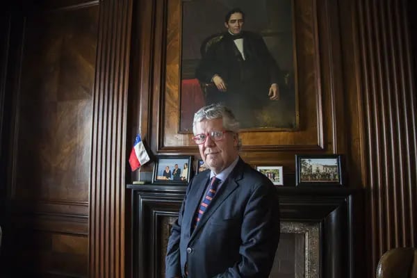 Nicolás Eyzaguirre, exministro de Hacienda y actual candidato de Chile al BID. Foto: Bloomberg